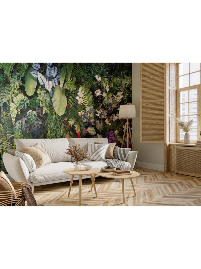 Papier peint intissé - Jardin classique - 375x270 cm Multicolore - Kiabi