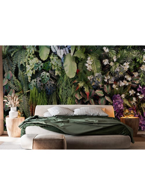 Papier peint intissé - Jardin classique - 375x270 cm - Kiabi