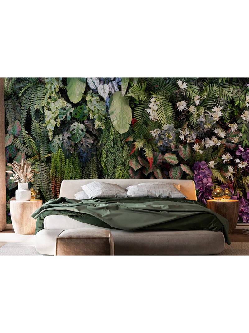 Papier peint intissé - Jardin classique - 375x270 cm Multicolore - Kiabi