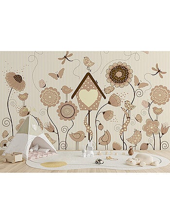 Papier peint intissé - Jardin ensoleillé - 375x270 cm