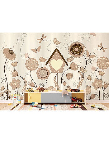Papier peint intissé - Jardin ensoleillé - 375x270 cm