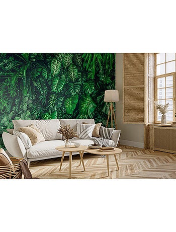 Papier peint intissé - Jungle d'émeraude - 375x270 cm