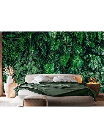 Papier peint intissé - Jungle d'émeraude - 375x270 cm