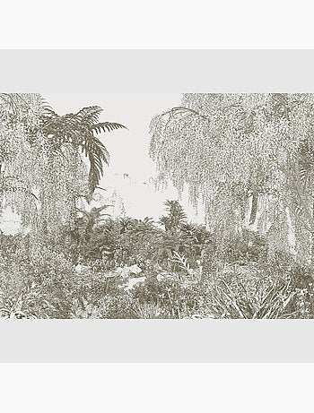 Papier peint intissé - Jungle dessinée - 375x270 cm