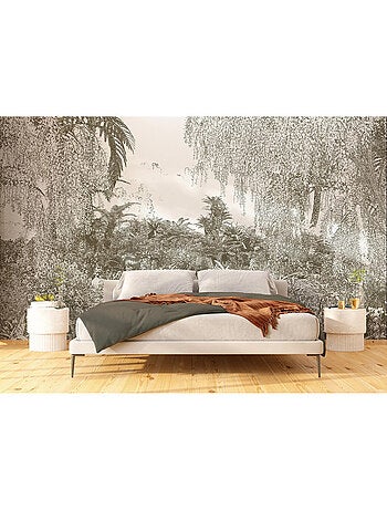 Papier peint intissé - Jungle dessinée - 375x270 cm
