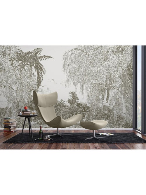 Papier peint intissé - Jungle dessinée - 375x270 cm - Kiabi