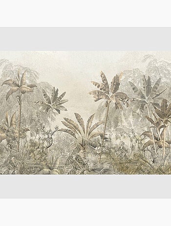Papier peint intissé - Jungle vintage - 375x270 cm