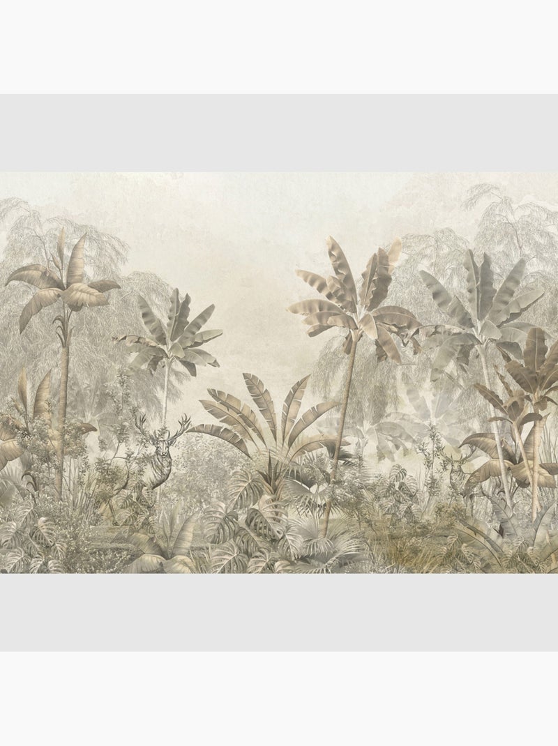 Papier peint intissé - Jungle vintage - 375x270 cm Multicolore - Kiabi