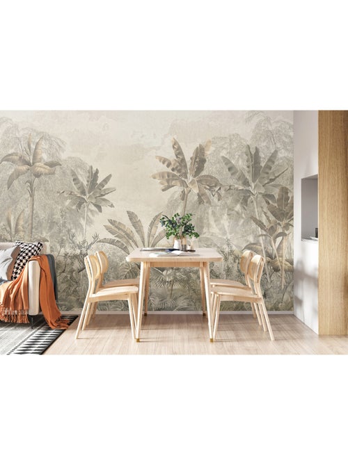 Papier peint intissé - Jungle vintage - 375x270 cm - Kiabi