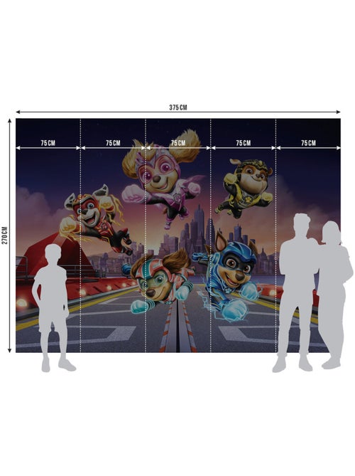 Papier peint intissé - Le film Pat'Patrouille : Vol de sauvetage - 375x270 cm - Kiabi