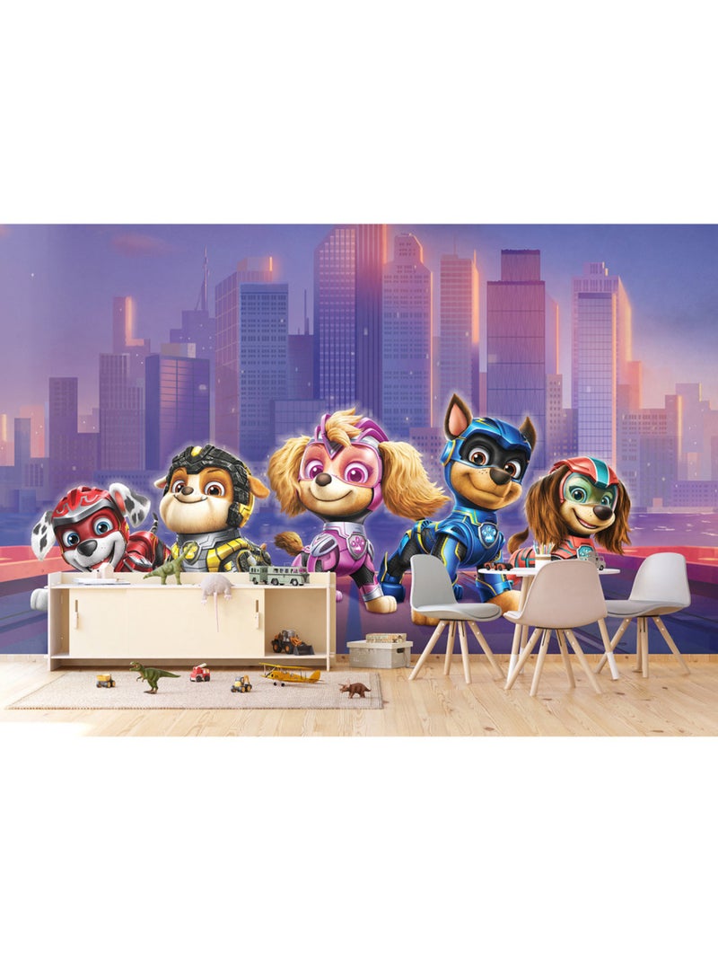 Papier peint intissé - L'équipe complète du film Pat'Patrouille - 375x270 cm Multicolore - Kiabi