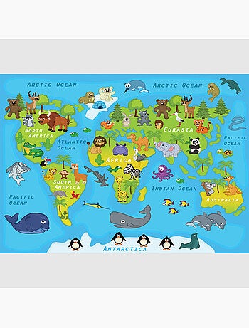 Papier peint intissé - Les amis du monde des dessins animés - 375x270 cm