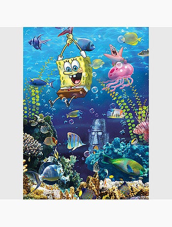 Papier peint intissé - Les aventures sous-marines de Bob l'éponge - 182x252 cm