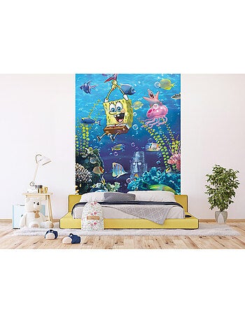 Papier peint intissé - Les aventures sous-marines de Bob l'éponge - 182x252 cm
