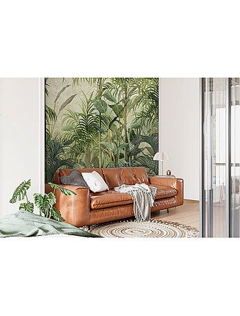 Papier peint intissé - Lever de soleil dans la jungle - 375x270 cm
