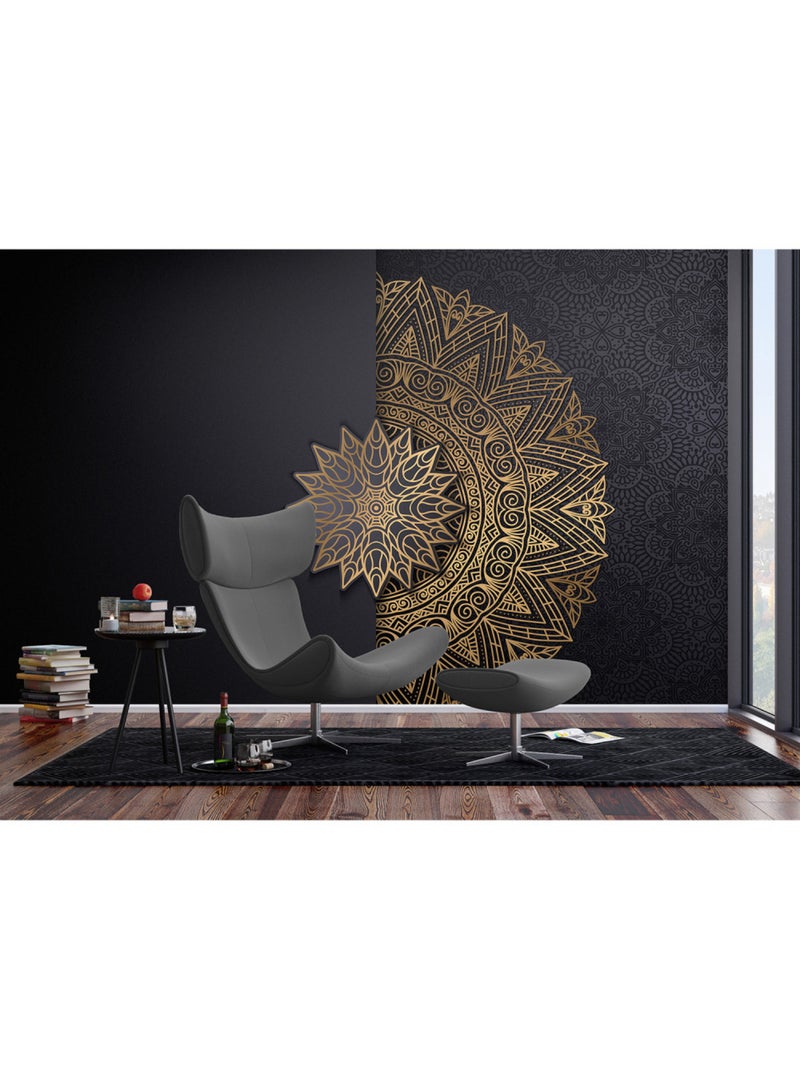 Papier peint intissé - Mandala luxueux - 375x270 cm Multicolore - Kiabi