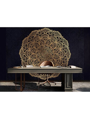 Papier peint intissé - mandala ornemental - 375x270 cm