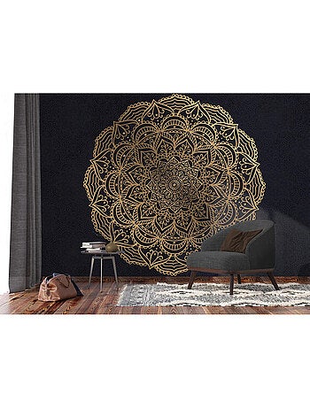Papier peint intissé - mandala ornemental - 375x270 cm