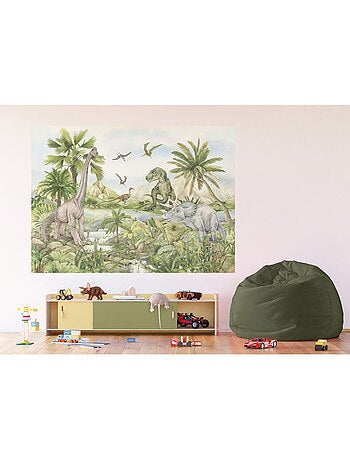 Papier peint intissé - Monde des dinosaures - 252x182 cm
