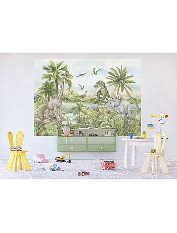 Papier peint intissé - Monde des dinosaures - 252x182 cm