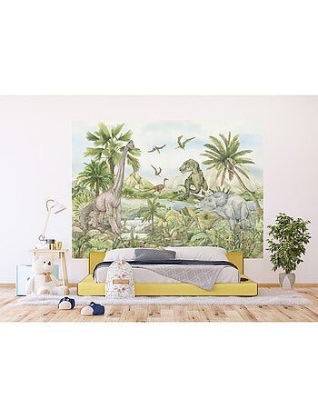 Papier peint intissé - Monde des dinosaures - 252x182 cm