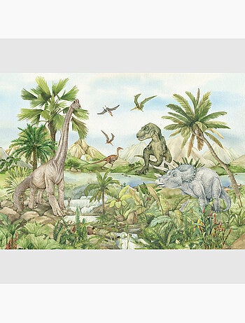 Papier peint intissé - Monde des dinosaures - 375x270 cm
