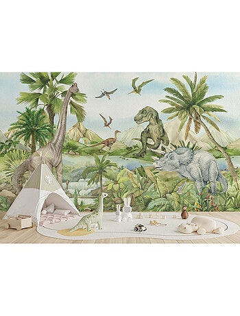 Papier peint intissé - Monde des dinosaures - 375x270 cm