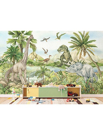 Papier peint intissé - Monde des dinosaures - 375x270 cm