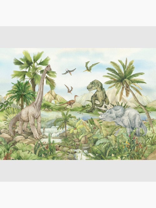 Papier peint intissé - Monde des dinosaures - 375x270 cm - Kiabi