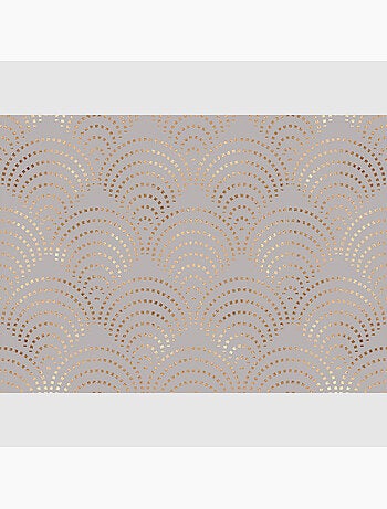 Papier peint intissé - Mosaïque de paon foncé - 375x270 cm