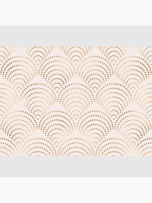 Papier peint intissé - Mosaïque Paon Beige - 375x270 cm - Kiabi
