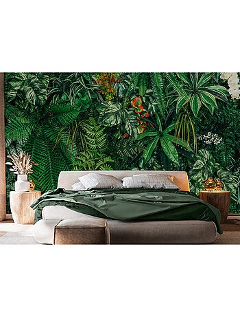 Papier peint intissé - Mur amazonien - 375x270 cm