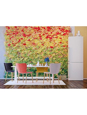 Papier peint intissé - Mur d'automne - 360x270 cm