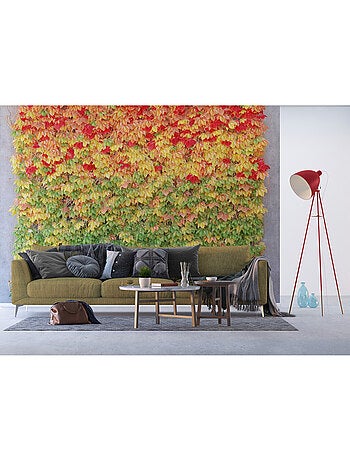 Papier peint intissé - Mur d'automne - 360x270 cm