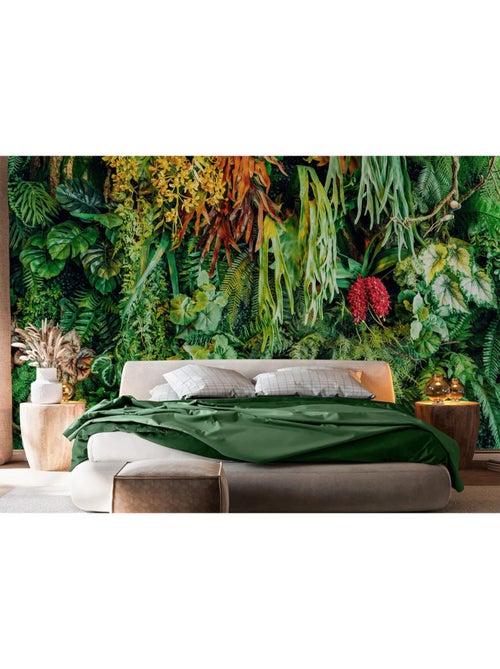Papier peint intissé - Mur de la jungle - 375x270 cm - Kiabi
