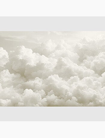 Papier peint intissé - Nuages gris - 375x270 cm