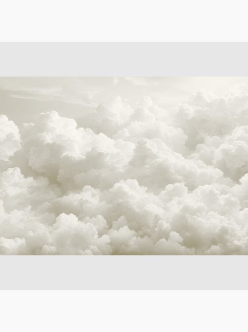 Papier peint intissé - Nuages gris - 375x270 cm - Kiabi