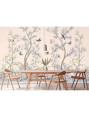 Papier peint intissé - Oiseaux chinois - 375x270 cm