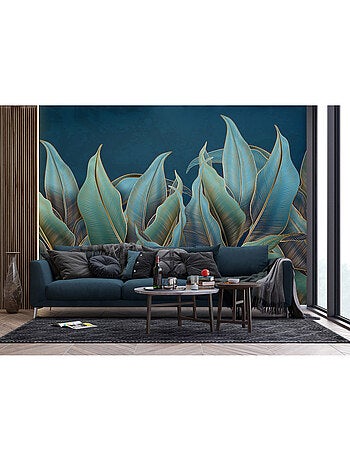 Papier peint intissé - Palmiers dorés - 375x270 cm