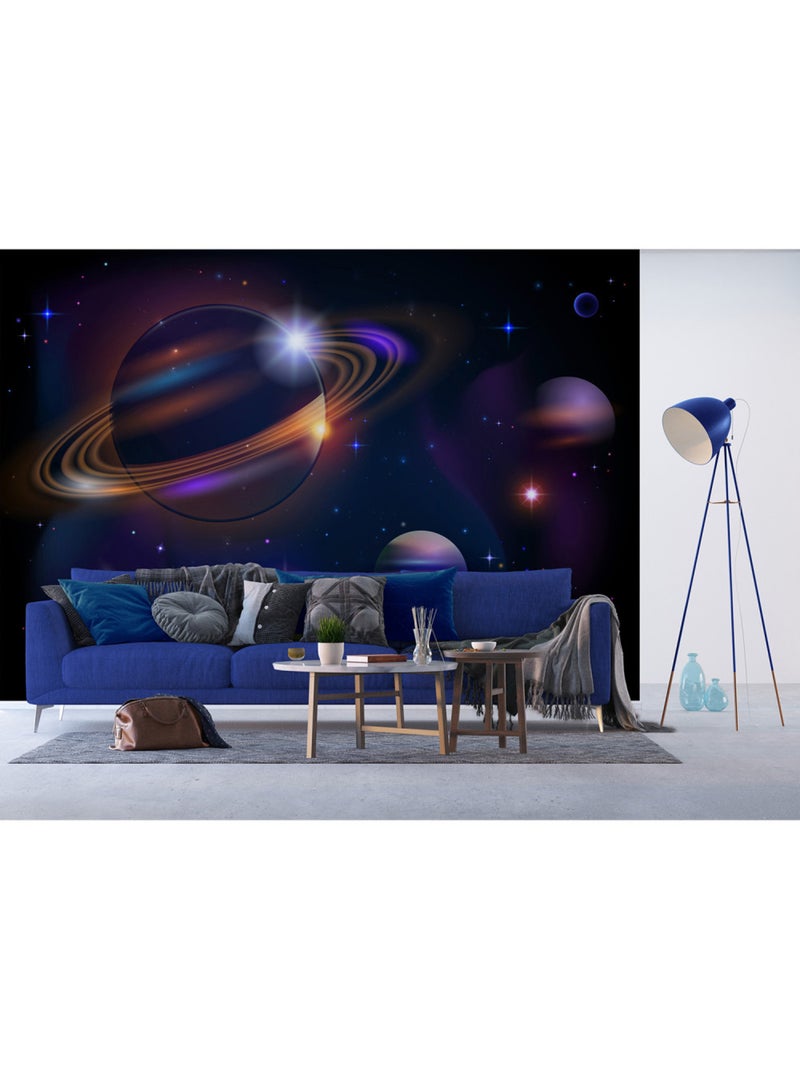 Papier peint intissé - Parade planétaire - 360x270 cm Multicolore - Kiabi