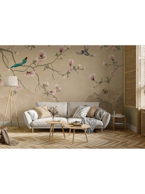 Papier peint intissé - Paysage chinois - 375x270 cm - Kiabi