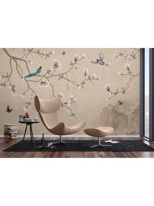 Papier peint intissé - Paysage chinois - 375x270 cm - Kiabi
