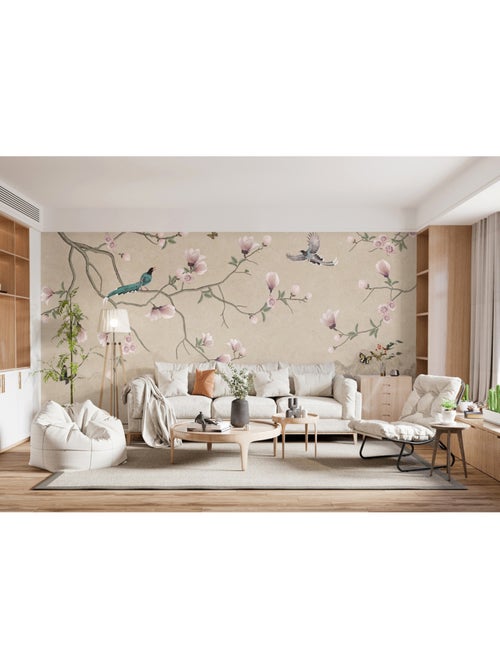 Papier peint intissé - Paysage chinois - 375x270 cm - Kiabi