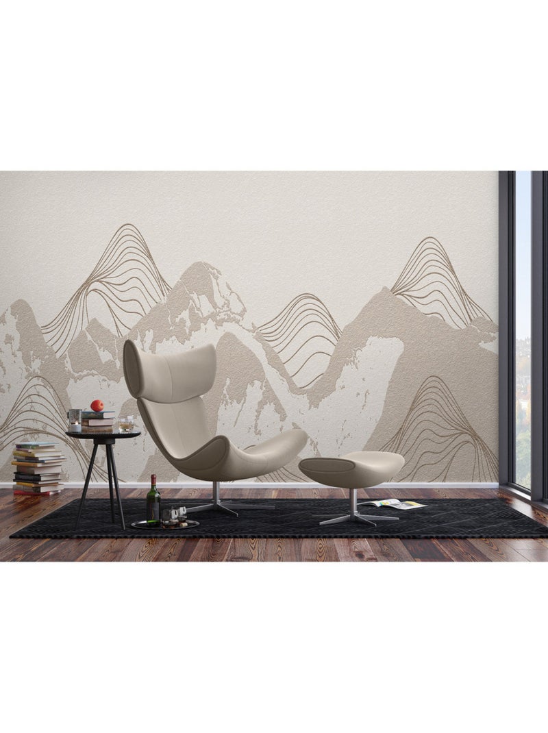 Papier peint intissé - Paysage montagneux - 375x270 cm Multicolore - Kiabi