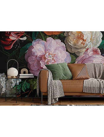 Papier peint intissé - Peinture en fleurs - 375x270 cm