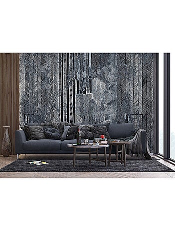 Papier peint intissé - Pneus grunge - 375x270 cm