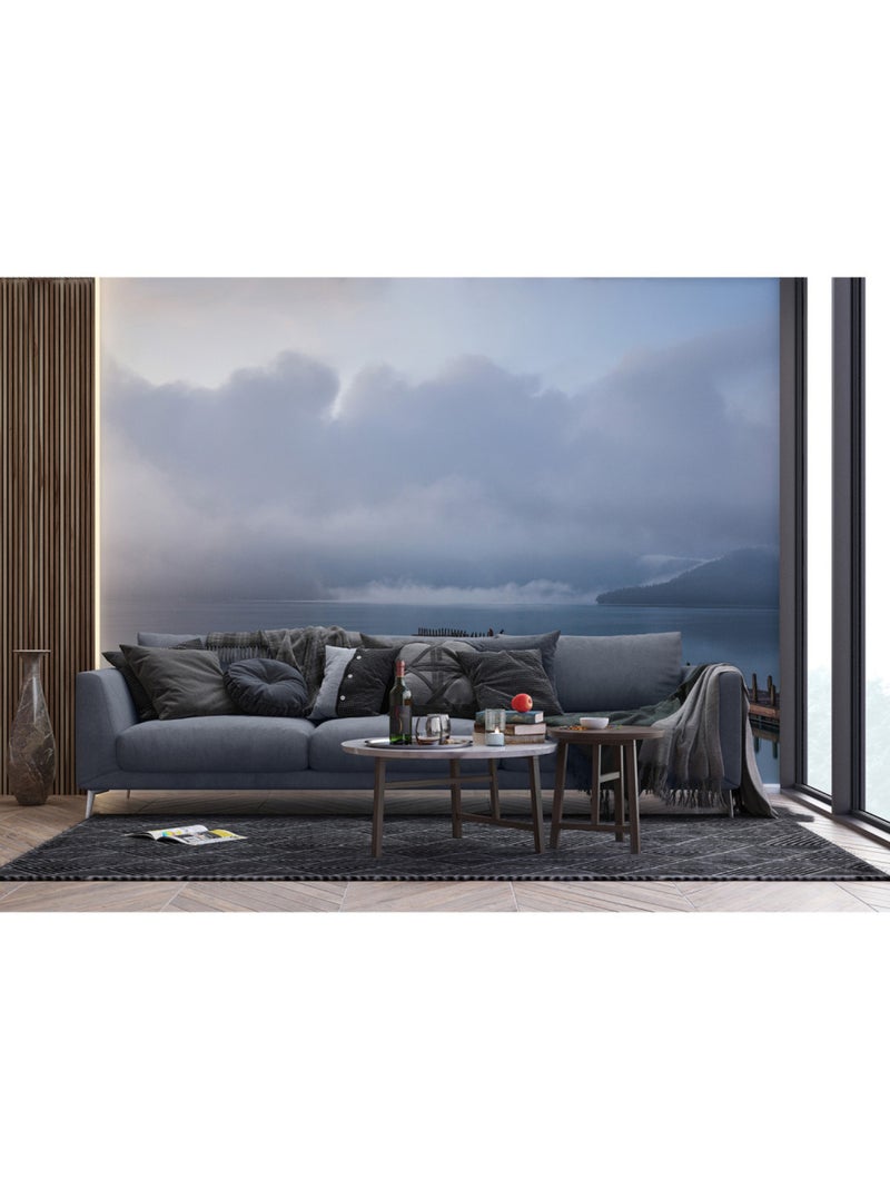 Papier peint intissé - Quai maritime - 375x270 cm Multicolore - Kiabi