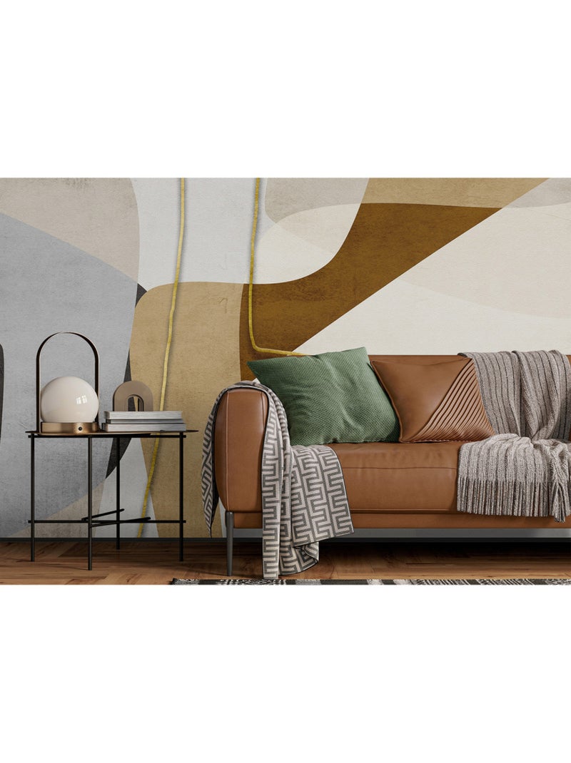 Papier peint intissé - Structures chaotiques - 375x270 cm Multicolore - Kiabi