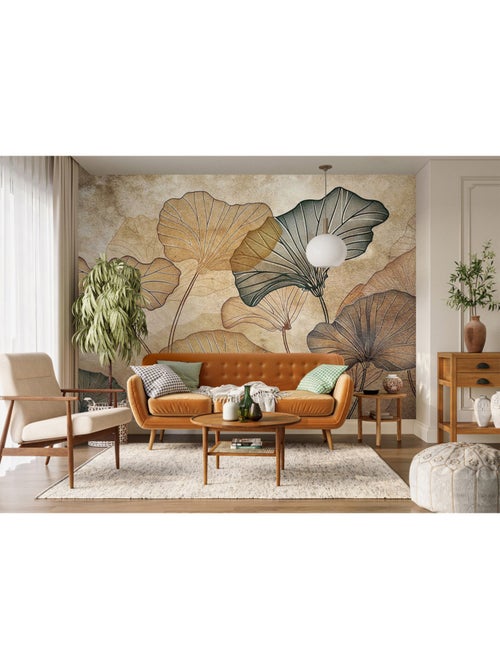Papier peint intissé - Tropiques nostalgiques - 375x270 cm - Kiabi