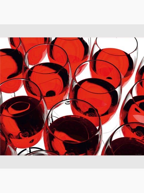 Papier peint intissé - Verre de vin rouge - 360x270 cm - Kiabi